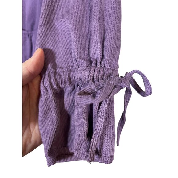 Lantana Casual Jacket Purple L Ribbed Loungewear Comfy Stretch Chic Classic 80s - Picture 10 of 12